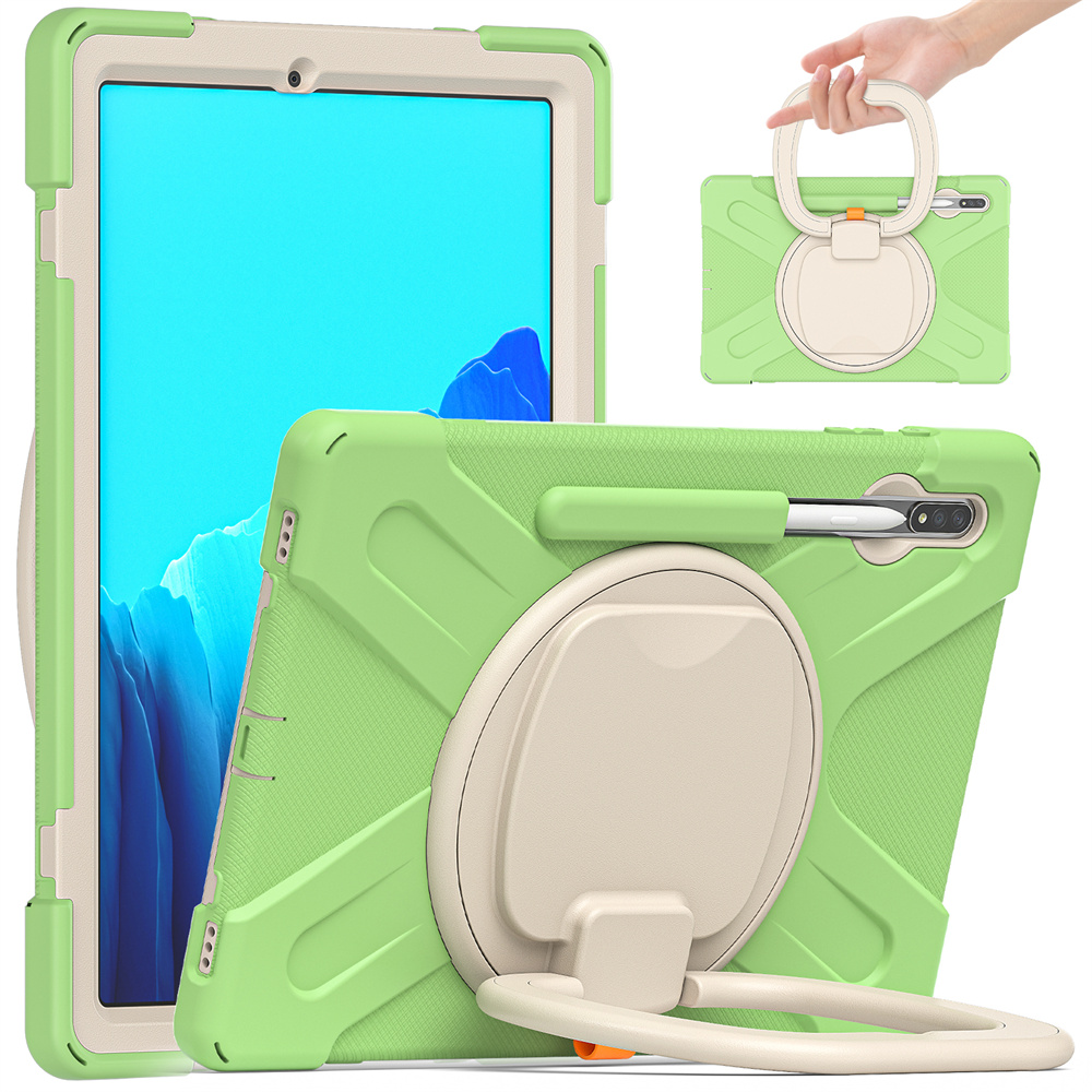 Rugged Shock proof Back Cover Hard Case For Samsung Galaxy Tab S7 Plus 12.4 inch Case Kids Cover