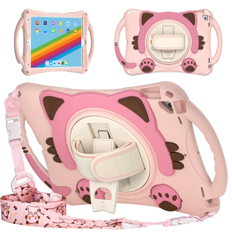 Silicone Kids Tablet Protective Case For iPad 9th generation 8th 7th gen Pro 10.5 inch air 3 Back Cover Case