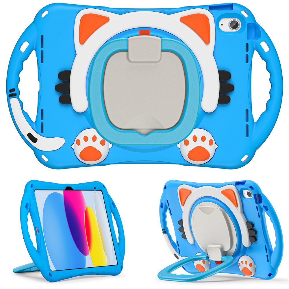 Kids Tablet Silicon Case Back Cover For iPad 10th generation 2022 10.9 inch Rugged Kid Proof Protective Case