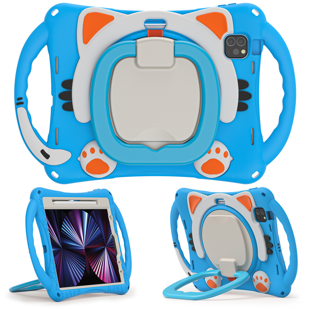 Silicone Cute Tablet Kids Case For iPad air 4 5 generation Case Pro 11 2022 2018 2020 2021 Case Back Cover