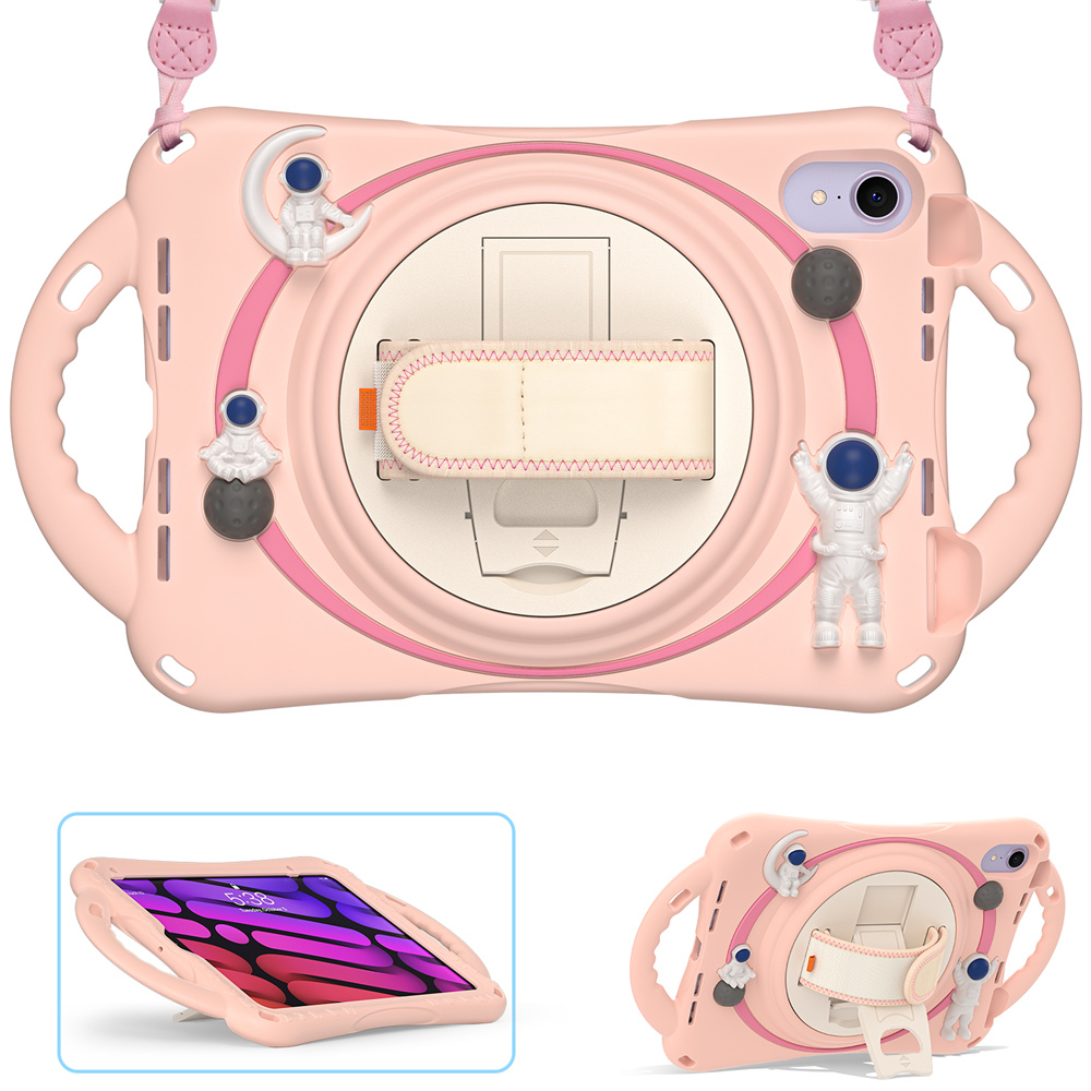 Cute Kids Tablet Cover Case For iPad mini 6 8.3 inch 2021 Shockproof Case With Hand Strap And Handle
