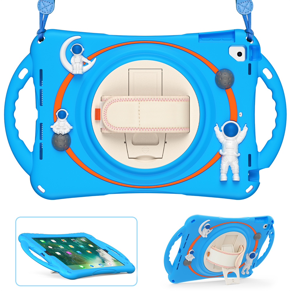 9.7 inch Silicone Kids Universal Tablet Case For iPad Air 2 Pro 9.7 2017 2018 Children Case With Handle