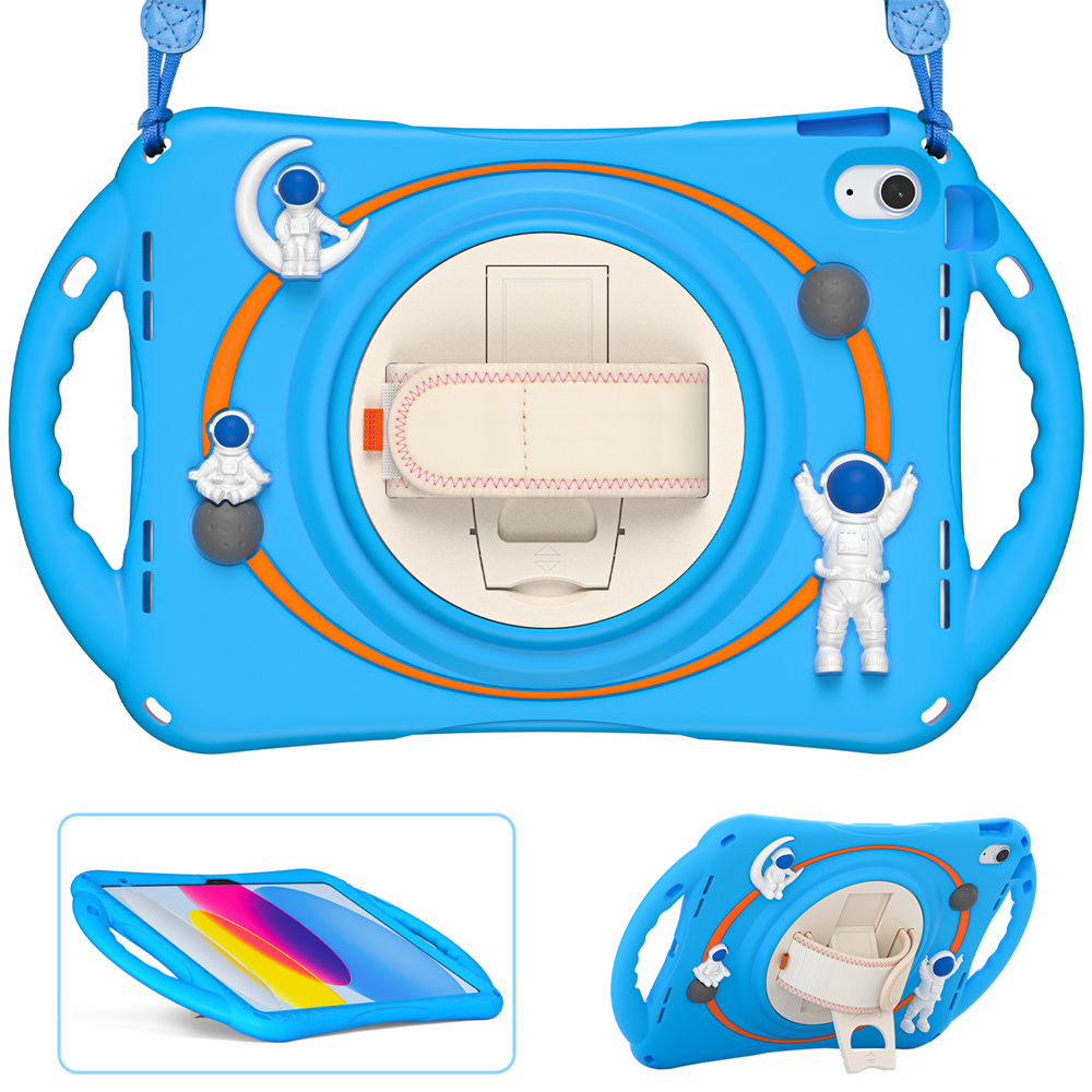 Cute Design Soft Silicone Kids Tablet Cover Case For iPad 10.2 9th 8th 7th Generation Case With Handle