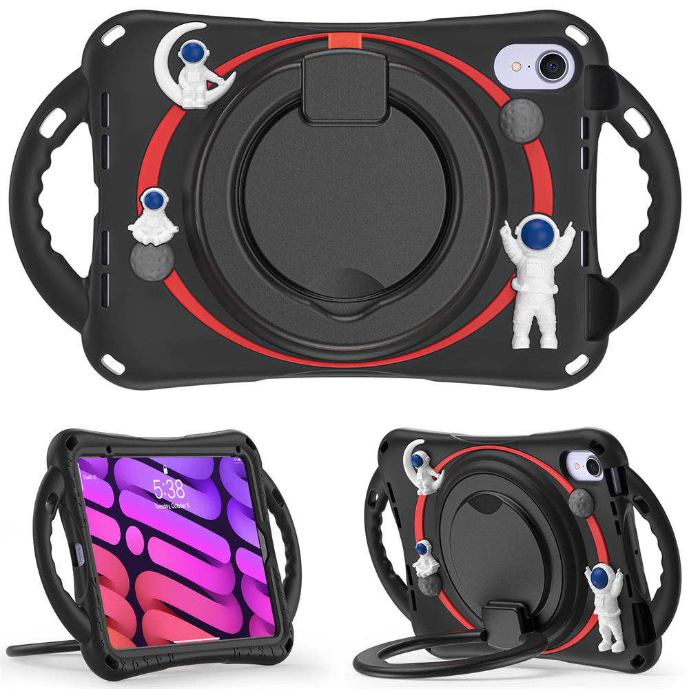 Shockproof Soft Silicone Kids Tablet Case Cover For iPad mini 6 Generation 8.3 inch Case With Pencil Holder