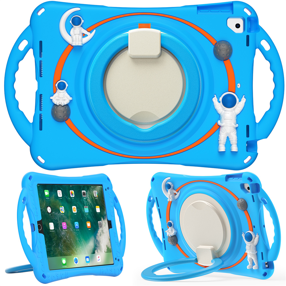 Cartoon Cute Design Soft Silicone Child Proof Tablet Cover Case For iPad 2018 2017 air 2 Pro 9.7 inch Kids Case