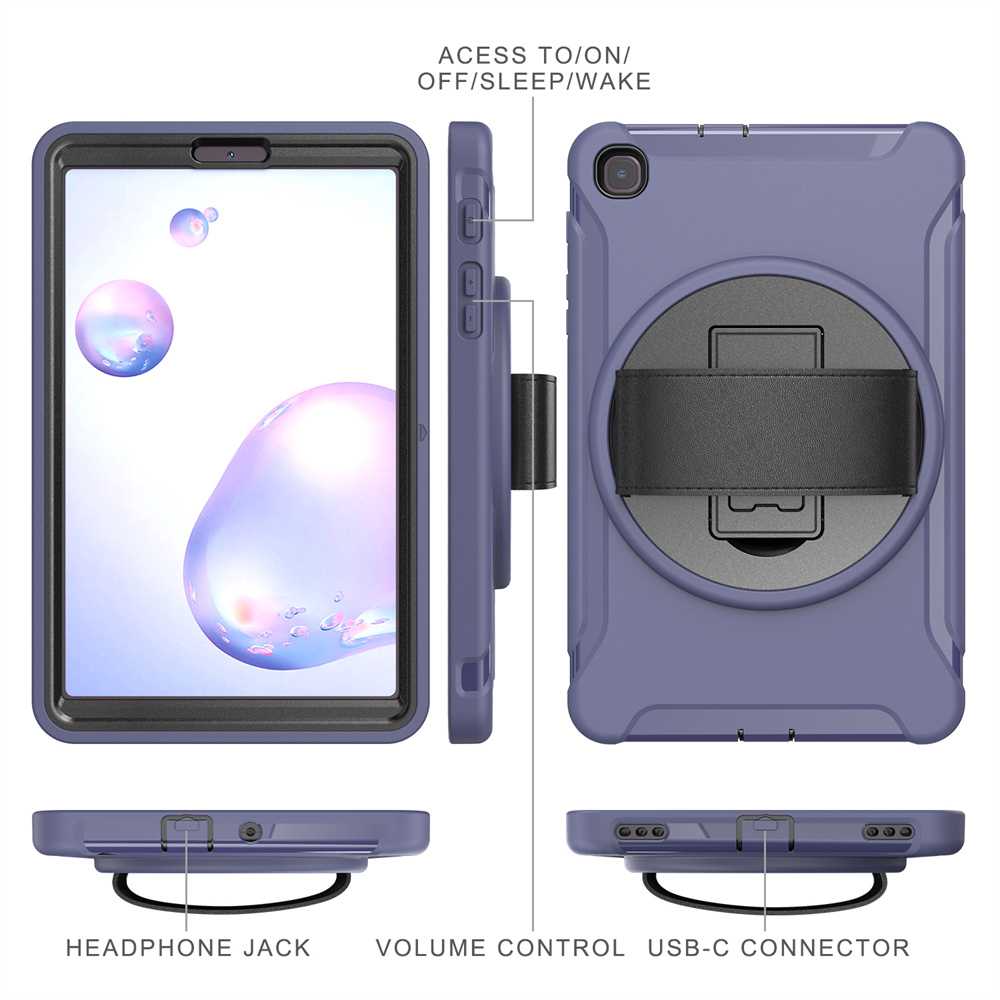 Full Protective Silicone Shockproof Rugged Tablet Case For Samsung Galaxy Tab A 8.4 2020 t307 Back Cover