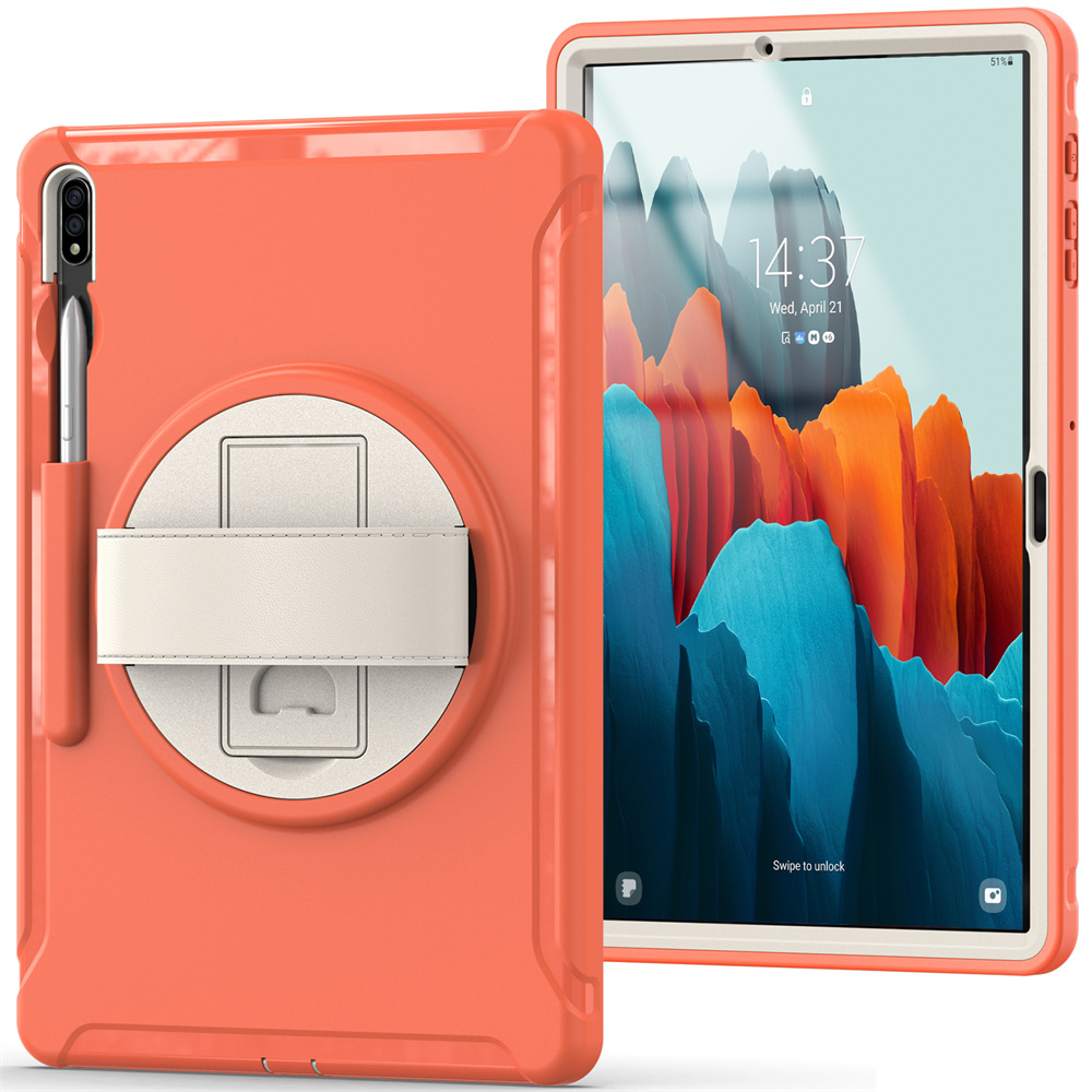 Rugged TPU PC Tablet Back Cover Case Housing For Samsung Galaxy Tab S7 FE 5G 12.4 inch Case Cover