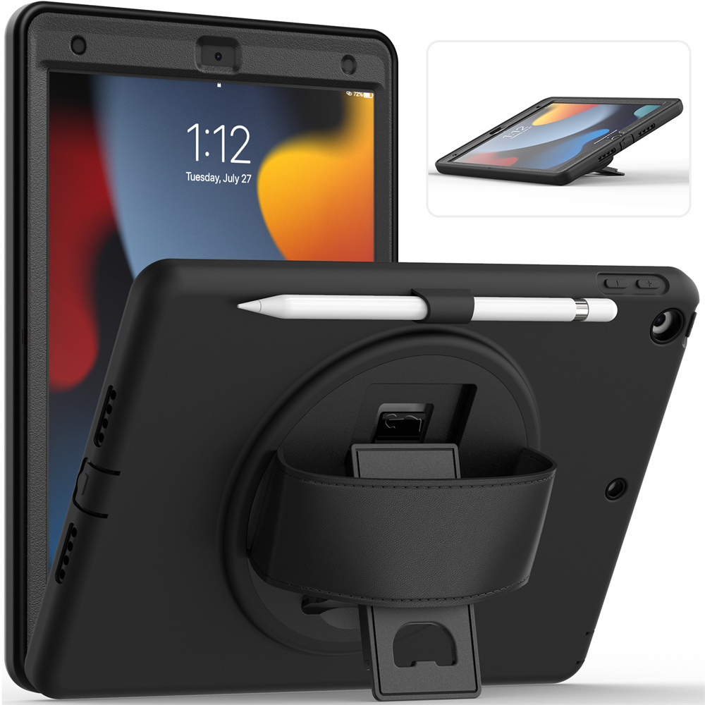 TPU Tablet Back Cover Case For iPad 10.2 inch 9th gen 8th 7th generation Case Cover With Pencil Holder