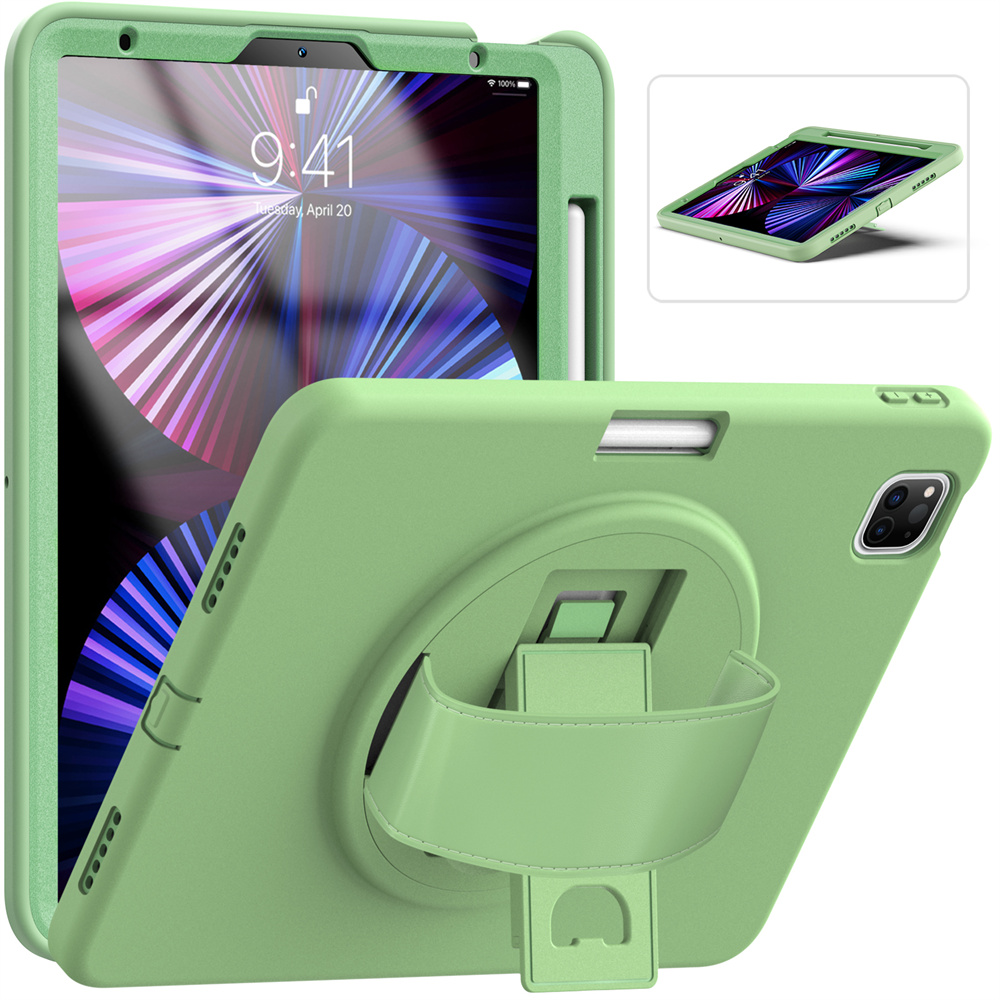 Tablet Cover Rugged Case For iPad Pro 11 12.9 Air 10.9 inch ios And Tablet PC Case With Hand Strap