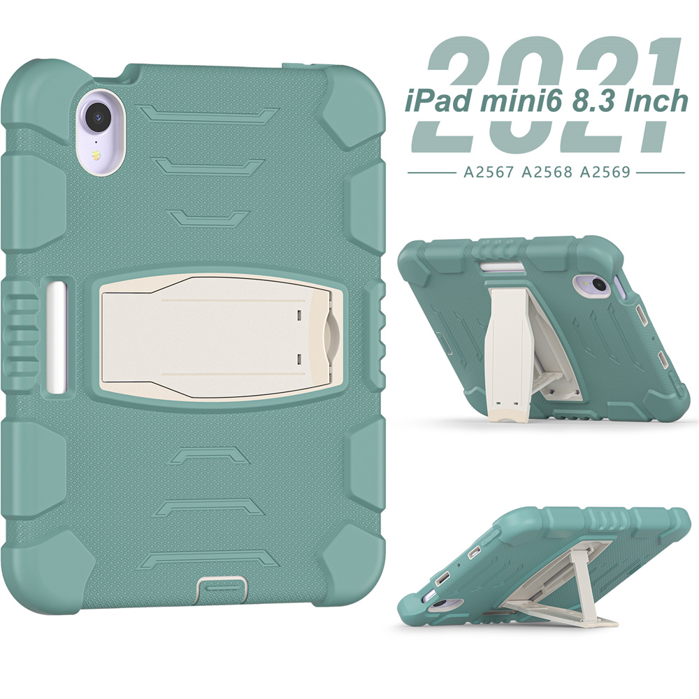 3 layer perfect protective shockproof tablet cover case for iPad mini 6 case with pencil holder