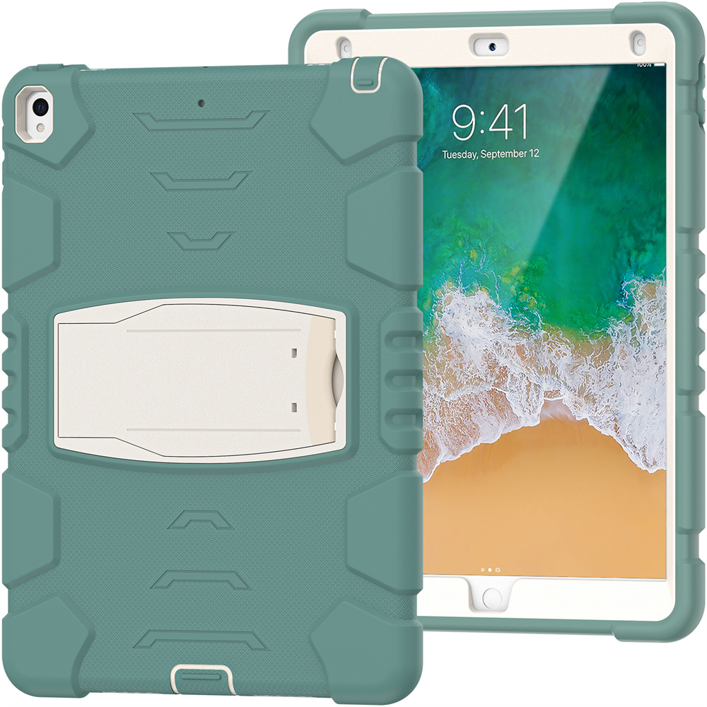 Shockproof Silicone Rugged Tablet Case For iPad air 3 Pro 10.5 inch Case Back Cover With Kickstand