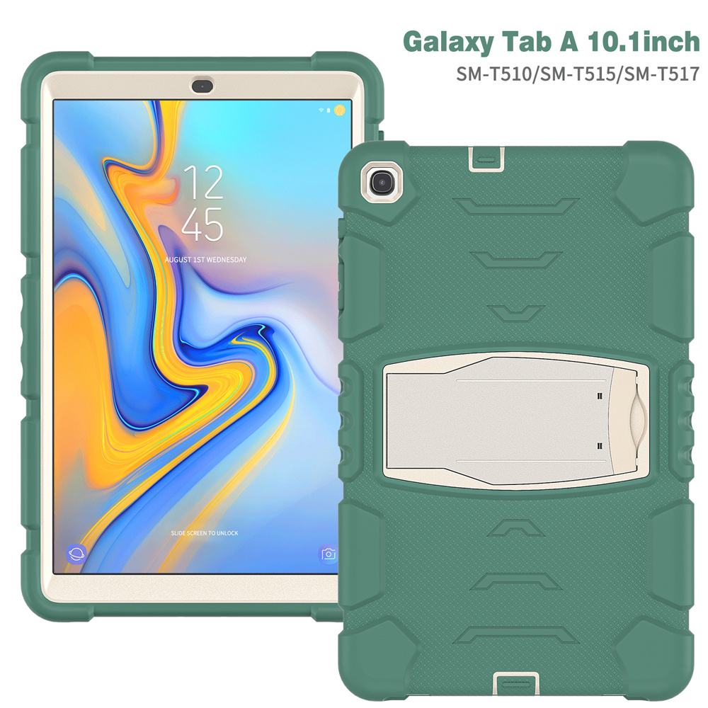 Shock proof Silicone Back Cover Tablet Case For Samsung Galaxy Pad Tab A 2019 10.1 inch t510 t515 Case Cover