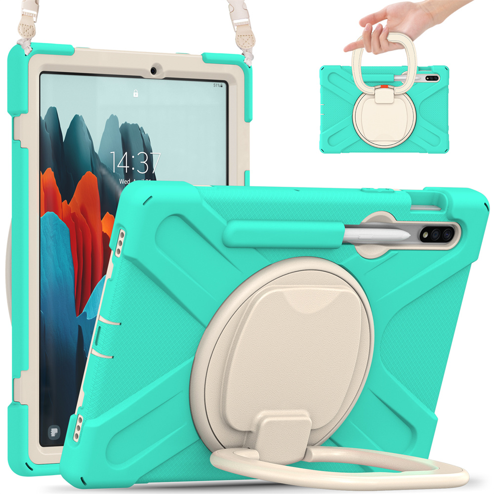 360 degree rotating kickstand tablet cover case for Samsung Galaxy Tab S7 T870 T875 S8 X700 X706 case