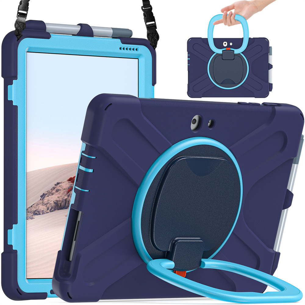 Silicone Shockproof Stand Back Cover Rugged Case For Microsoft Surface Go 2th/3th 10.5 inch Tablet Case