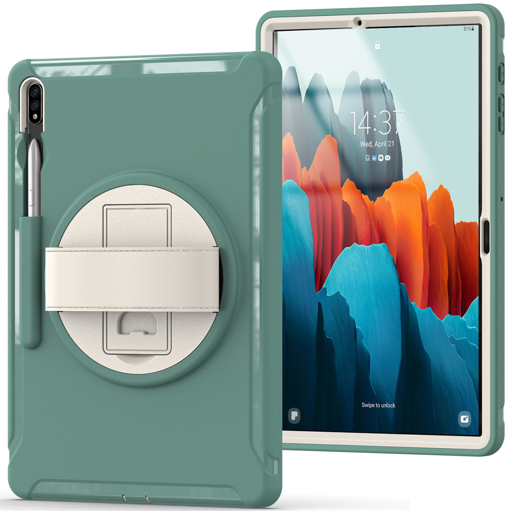 Rugged TPU PC Tablet Back Cover Case Housing For Samsung Galaxy Tab S7 FE 5G 12.4 inch Case Cover