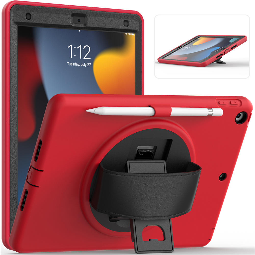 TPU Tablet Back Cover Case For iPad 10.2 inch 9th gen 8th 7th generation Case Cover With Pencil Holder