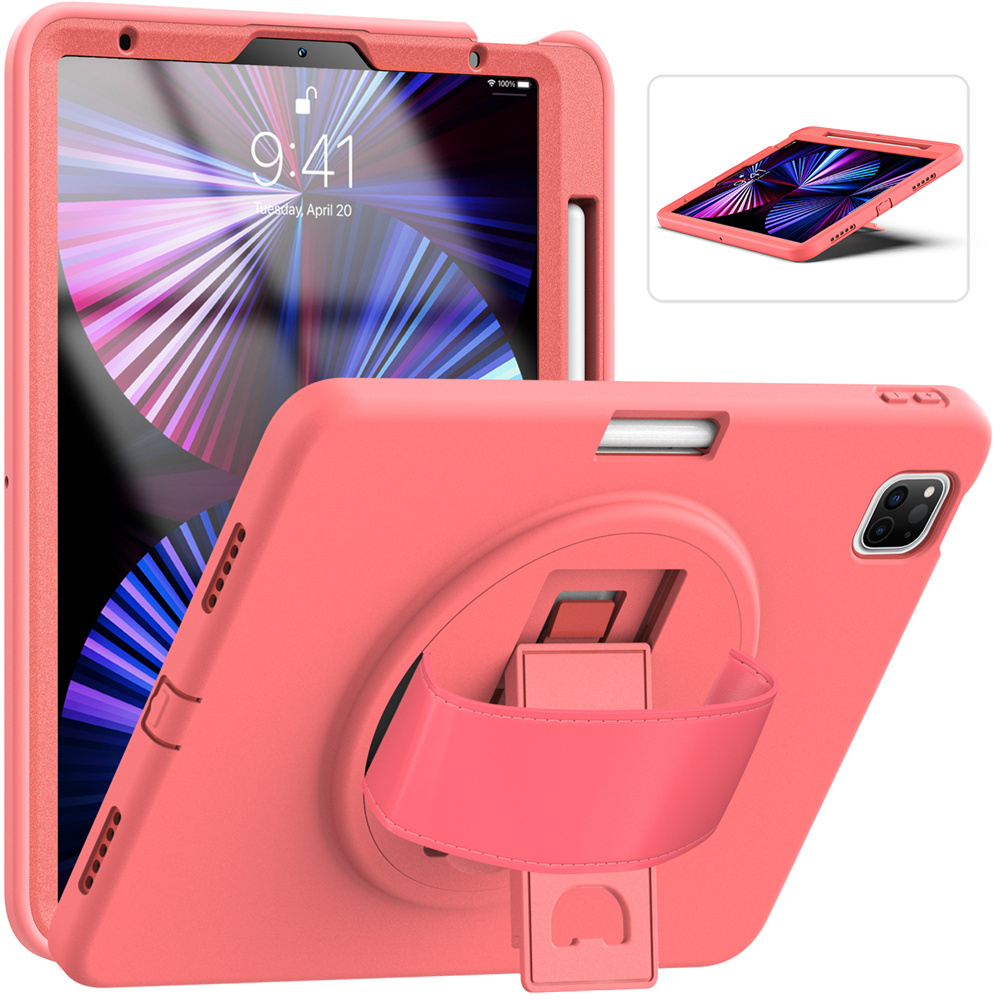 Tablet Cover Rugged Case For iPad Pro 11 12.9 Air 10.9 inch ios And Tablet PC Case With Hand Strap