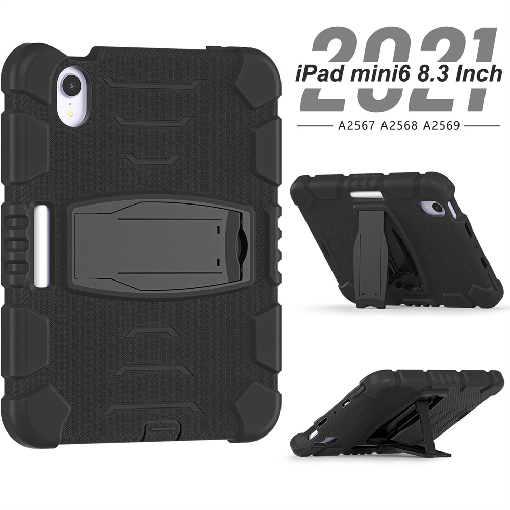 3 layer perfect protective shockproof tablet cover case for iPad mini 6 case with pencil holder