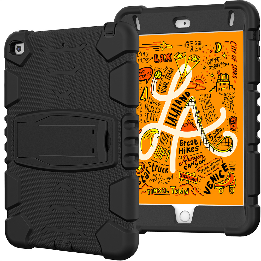 Silicone Shockproof Rugged Tablet Case Cover For iPad Mini 5 4 Case With Stand