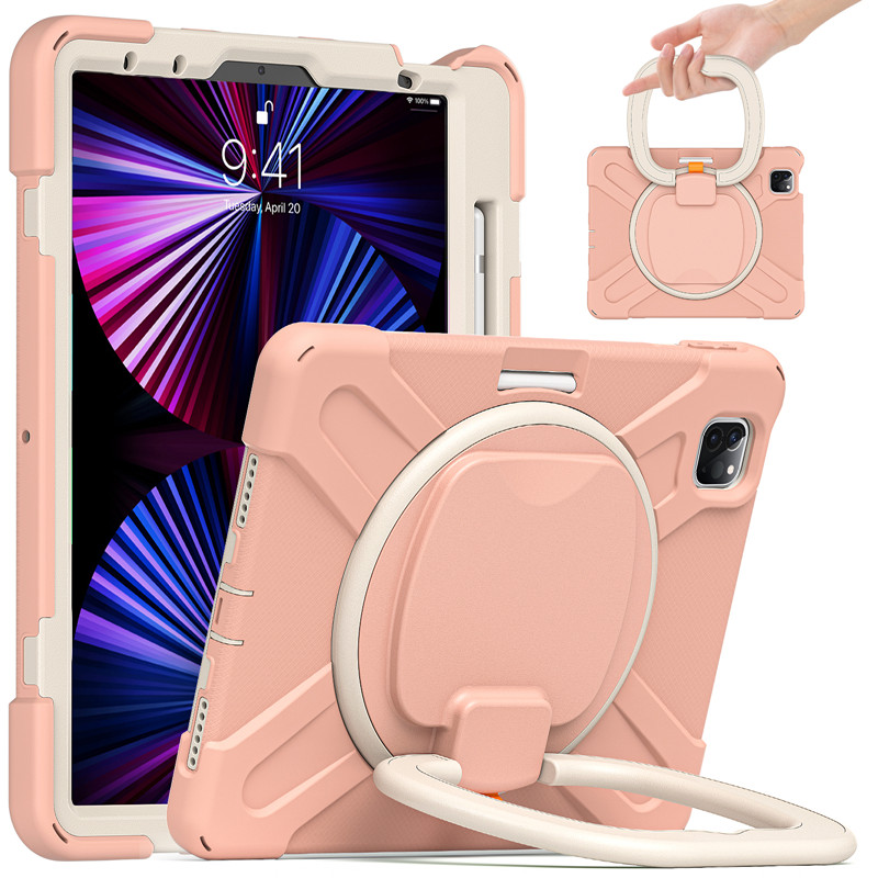 Shockproof tablet case with shoulder strap for ipad Pro 11 2018/2020/2021 kickstand