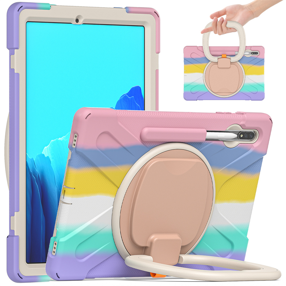 Rugged Shock proof Back Cover Hard Case For Samsung Galaxy Tab S7 Plus 12.4 inch Case Kids Cover