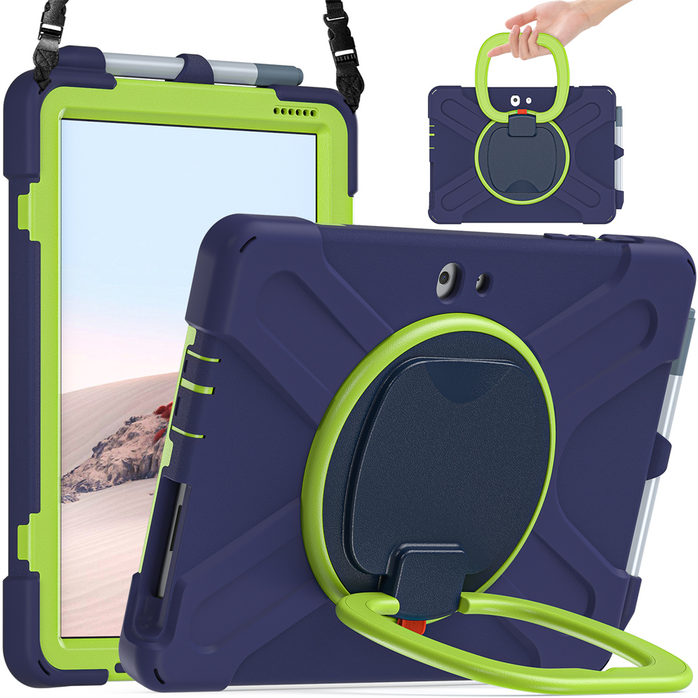 Silicone Shockproof Stand Back Cover Rugged Case For Microsoft Surface Go 2th/3th 10.5 inch Tablet Case