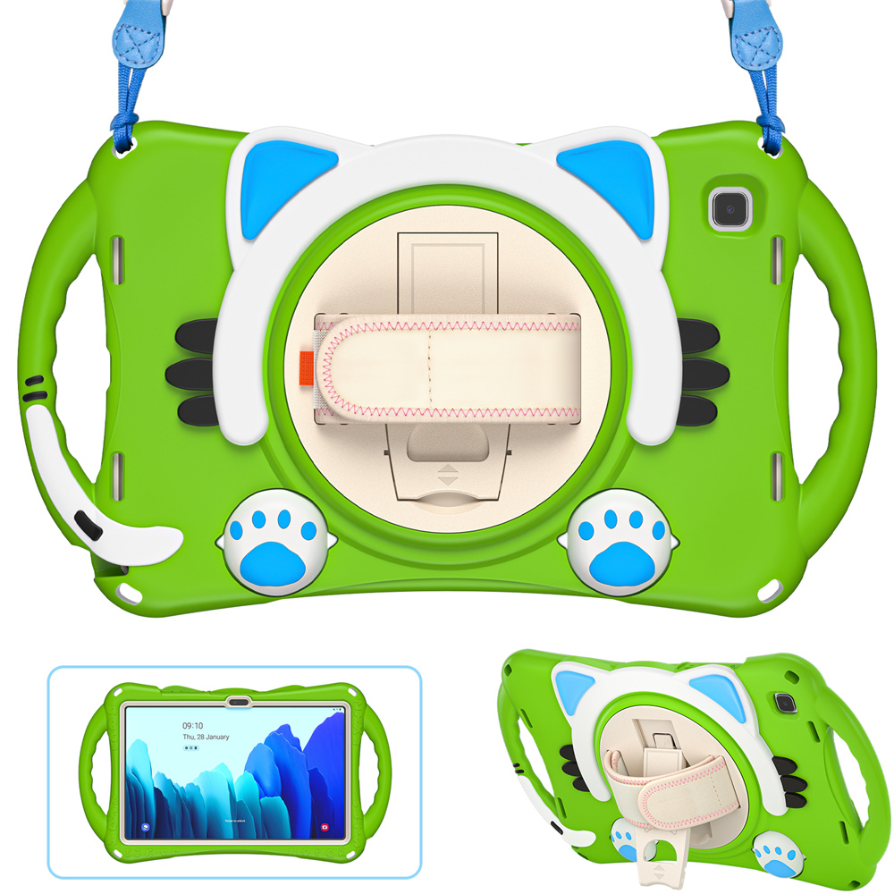 Technology Design Low Price Cute Kids Silicone Tablet Cover For Samsung Galaxy Tab A7 Case With Logo