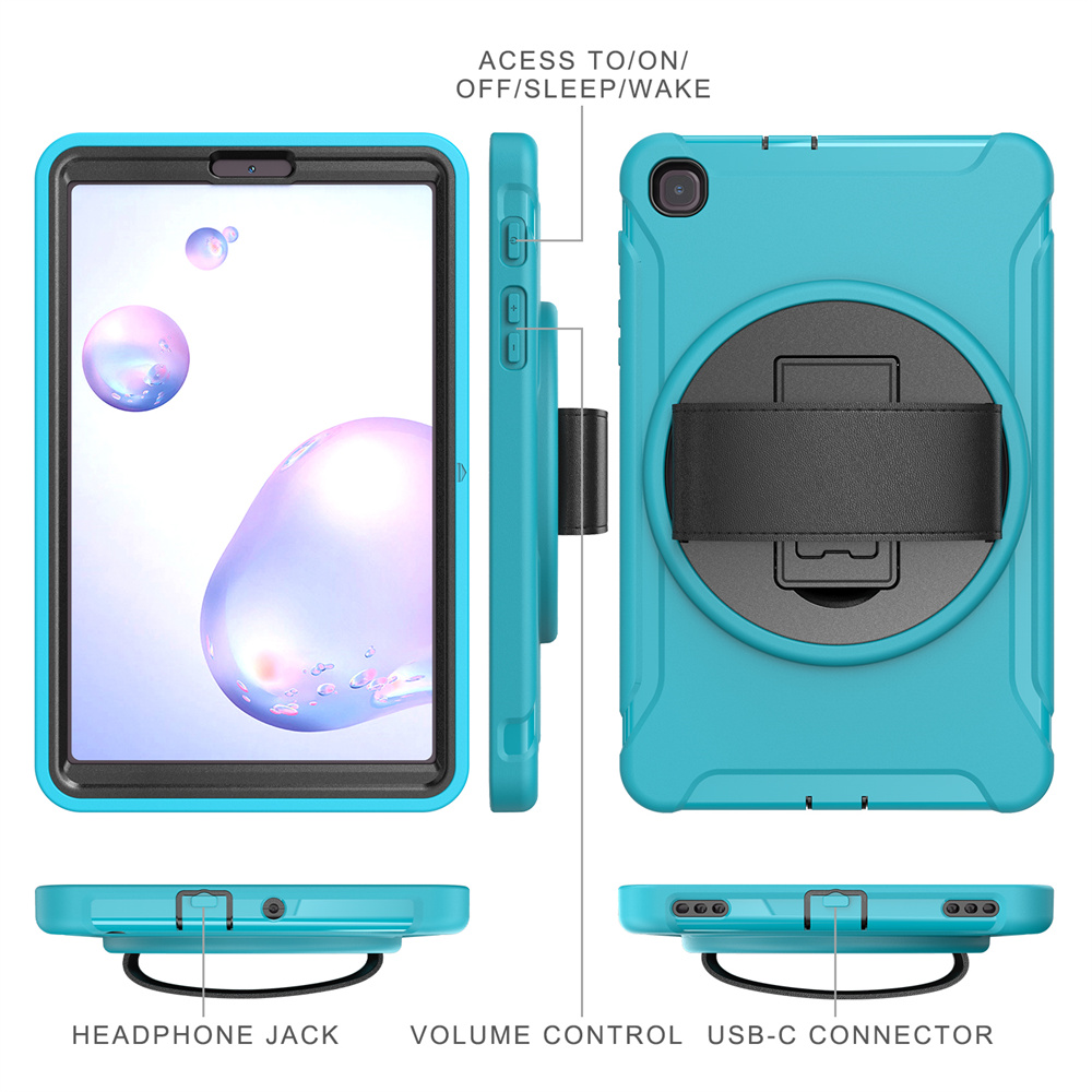 Full Protective Silicone Shockproof Rugged Tablet Case For Samsung Galaxy Tab A 8.4 2020 t307 Back Cover