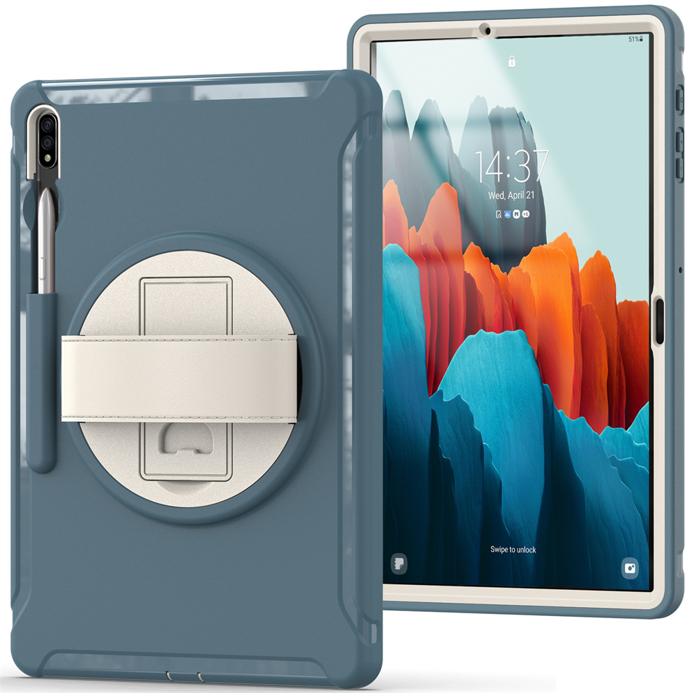 Rugged TPU PC Tablet Back Cover Case Housing For Samsung Galaxy Tab S7 FE 5G 12.4 inch Case Cover