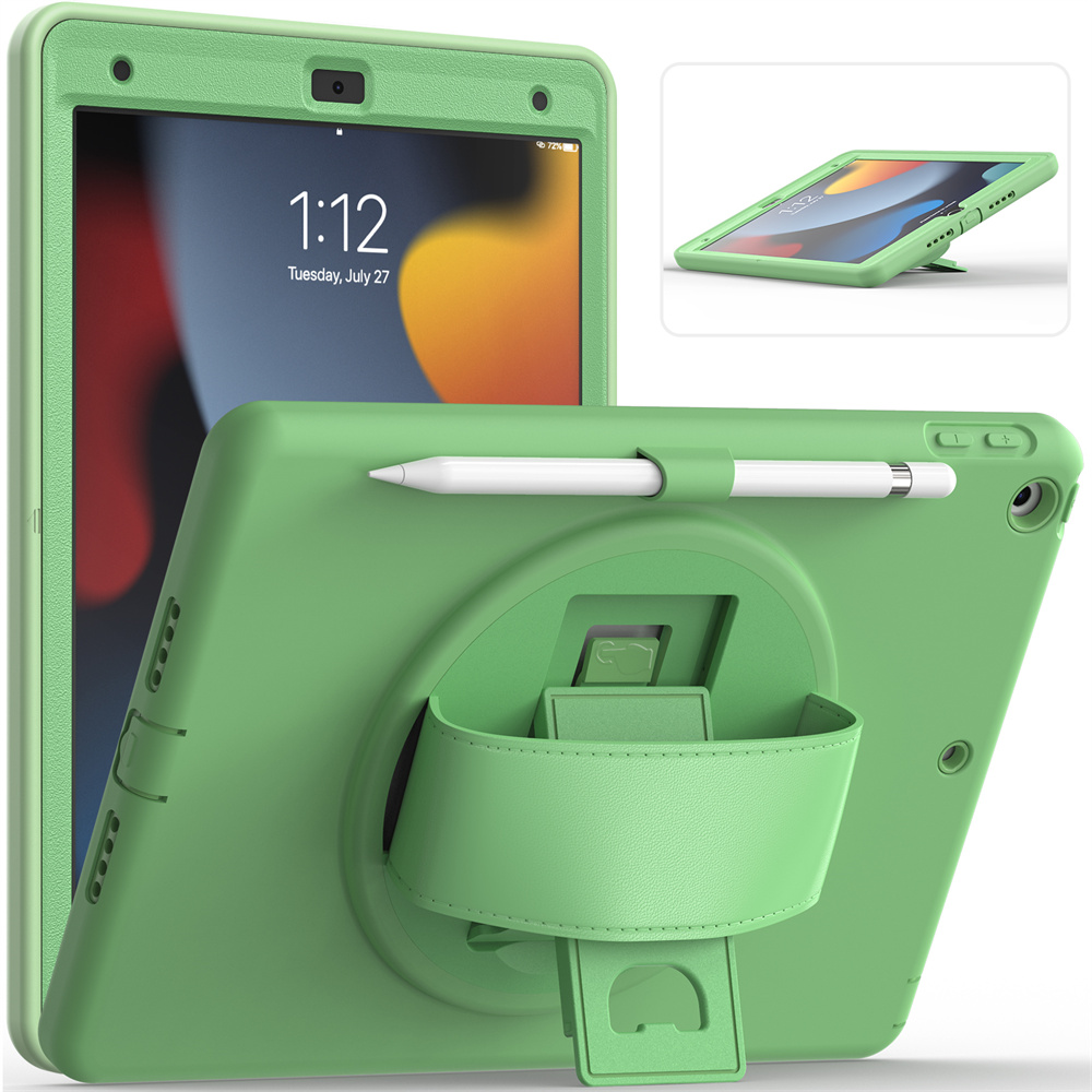 TPU Tablet Back Cover Case For iPad 10.2 inch 9th gen 8th 7th generation Case Cover With Pencil Holder