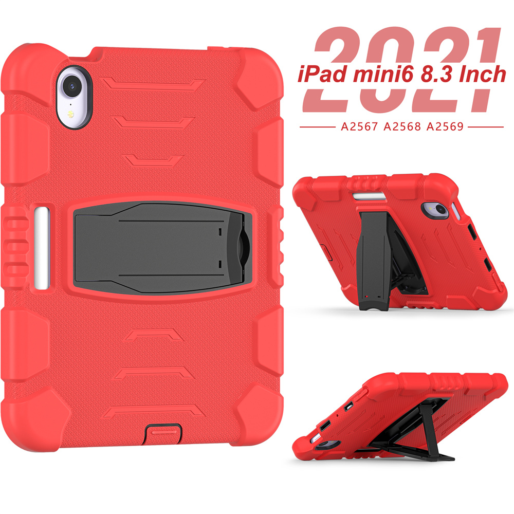 3 layer perfect protective shockproof tablet cover case for iPad mini 6 case with pencil holder