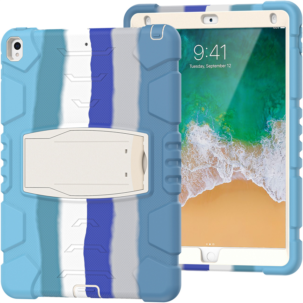 Shockproof Silicone Rugged Tablet Case For iPad air 3 Pro 10.5 inch Case Back Cover With Kickstand