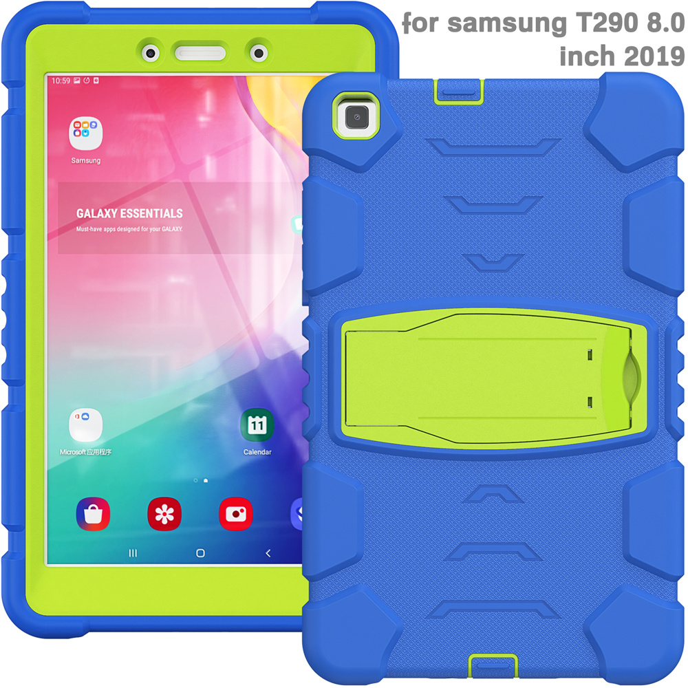 Kickstand Silicone Tablet Protective Case For Samsung Galaxy Tab A 8.0 2019 Case Beautiful Back Cover