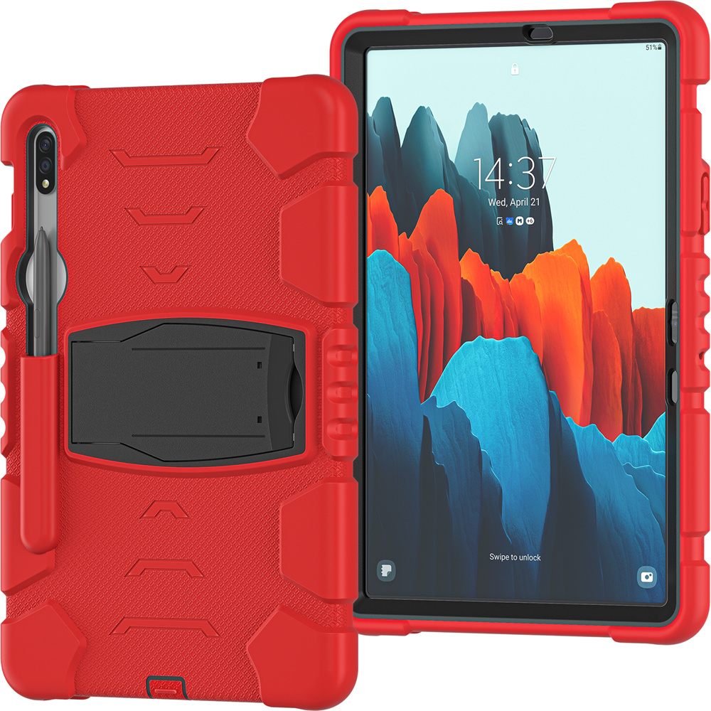 Silicon Stand Tablet Cover Case For Samsung Galaxy Tab S7 t870 Case S8 x700 11 inch Case Cover