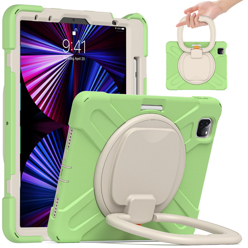Shockproof tablet case with shoulder strap for ipad Pro 11 2018/2020/2021 kickstand