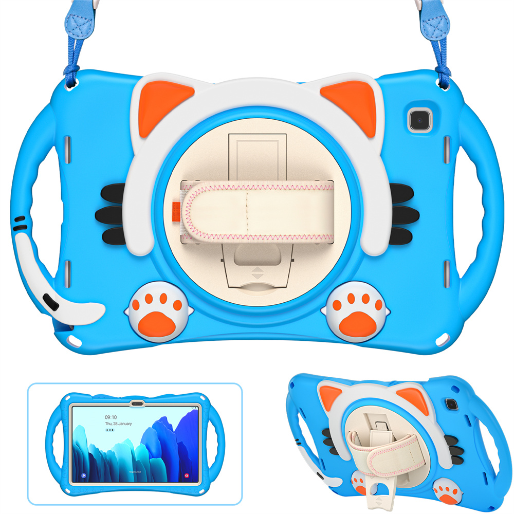 Technology Design Low Price Cute Kids Silicone Tablet Cover For Samsung Galaxy Tab A7 Case With Logo