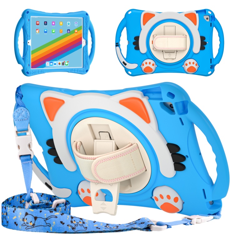 Silicone Kids Tablet Protective Case For iPad 9th generation 8th 7th gen Pro 10.5 inch air 3 Back Cover Case