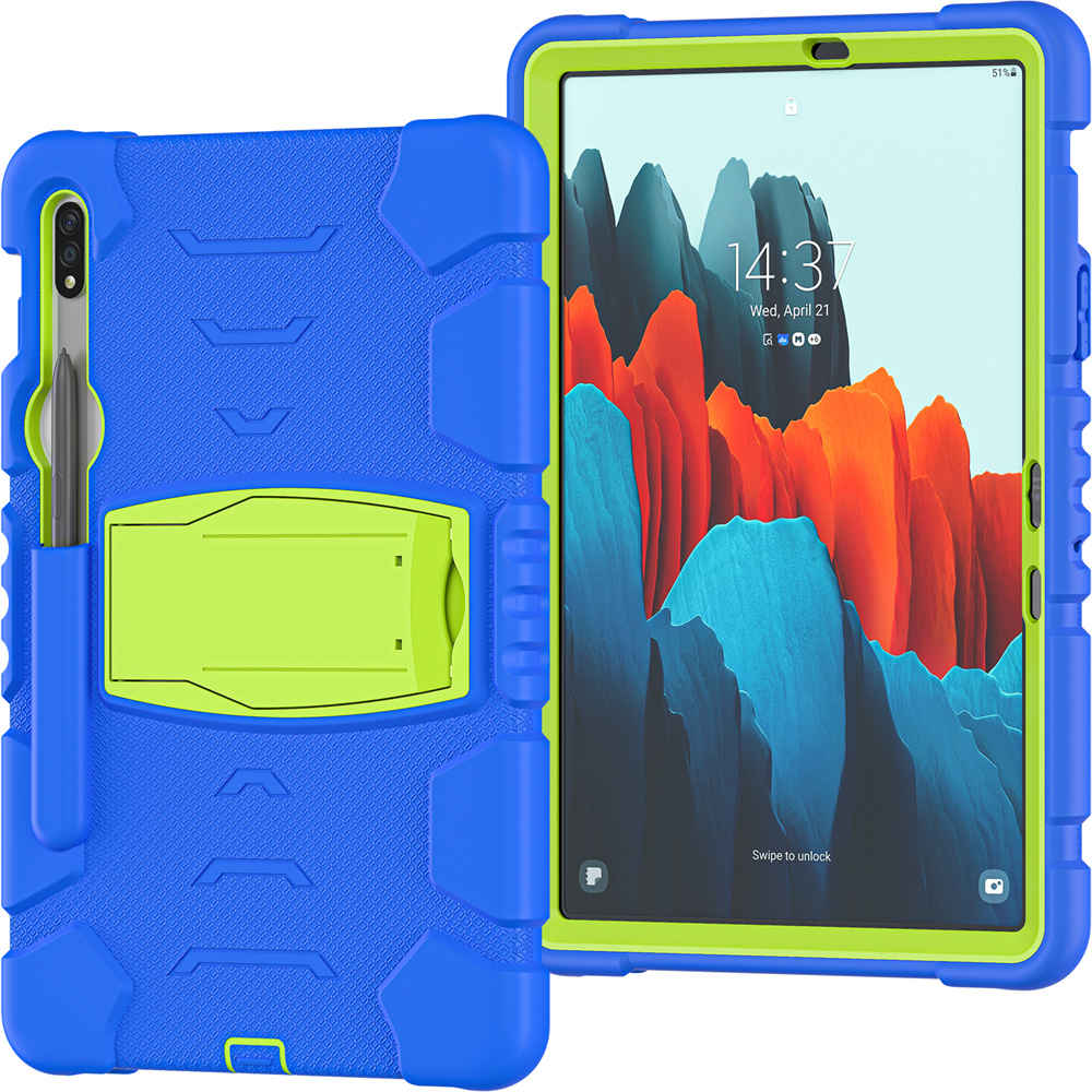 Silicon Stand Tablet Cover Case For Samsung Galaxy Tab S7 t870 Case S8 x700 11 inch Case Cover