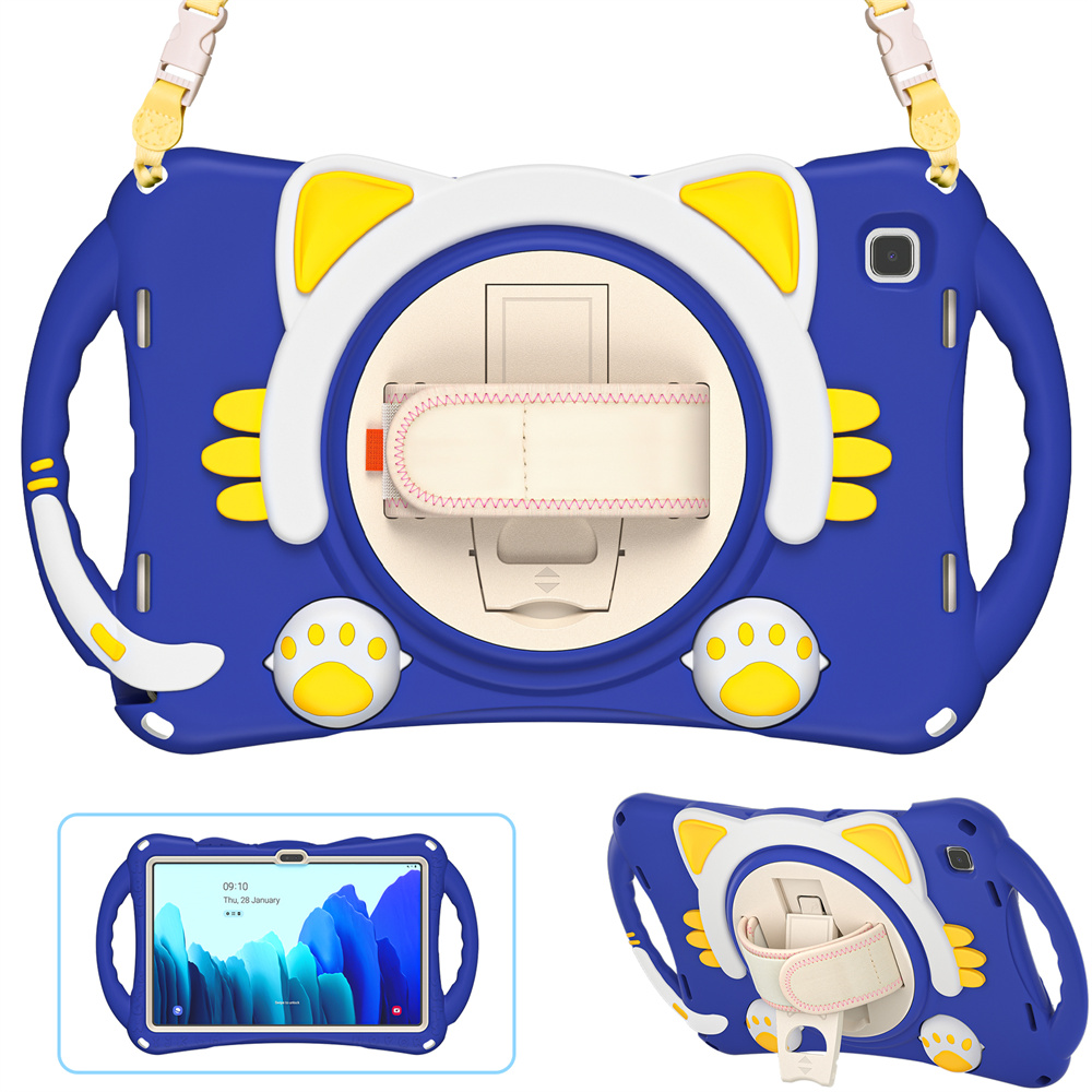 Technology Design Low Price Cute Kids Silicone Tablet Cover For Samsung Galaxy Tab A7 Case With Logo