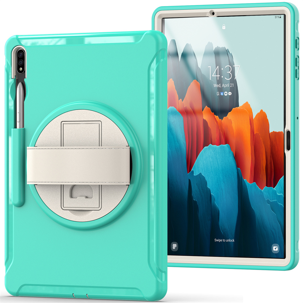 Rugged TPU PC Tablet Back Cover Case Housing For Samsung Galaxy Tab S7 FE 5G 12.4 inch Case Cover