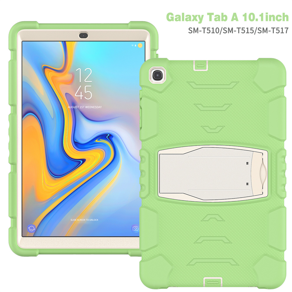 Shock proof Silicone Back Cover Tablet Case For Samsung Galaxy Pad Tab A 2019 10.1 inch t510 t515 Case Cover