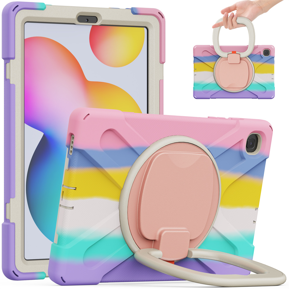 360 degree rotating kickstand tablet case for Samsung Tab S6 Lite 2020 2022 P610 P615 P613 P619 case cover