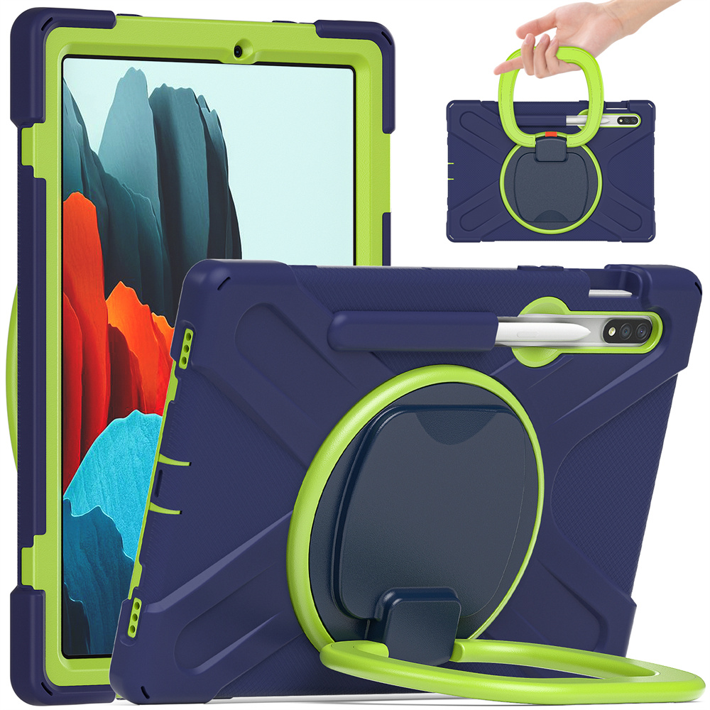 360 degree rotating kickstand tablet cover case for Samsung Galaxy Tab S7 T870 T875 S8 X700 X706 case