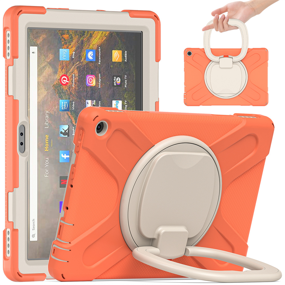 Shock proof Kids Friendly Case For Kindle Fire HD 10 2021 11th generation Tab Cover
