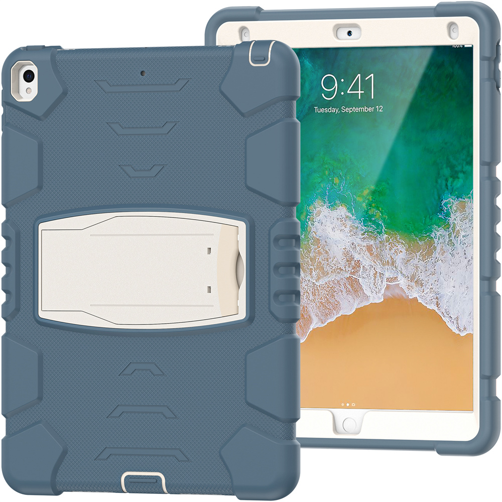 Shockproof Silicone Rugged Tablet Case For iPad air 3 Pro 10.5 inch Case Back Cover With Kickstand