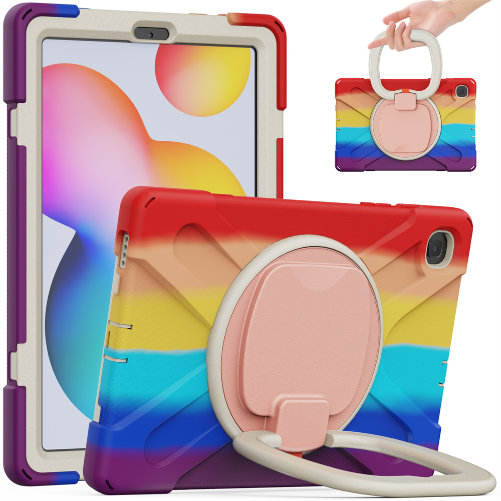 360 degree rotating kickstand tablet case for Samsung Tab S6 Lite 2020 2022 P610 P615 P613 P619 case cover