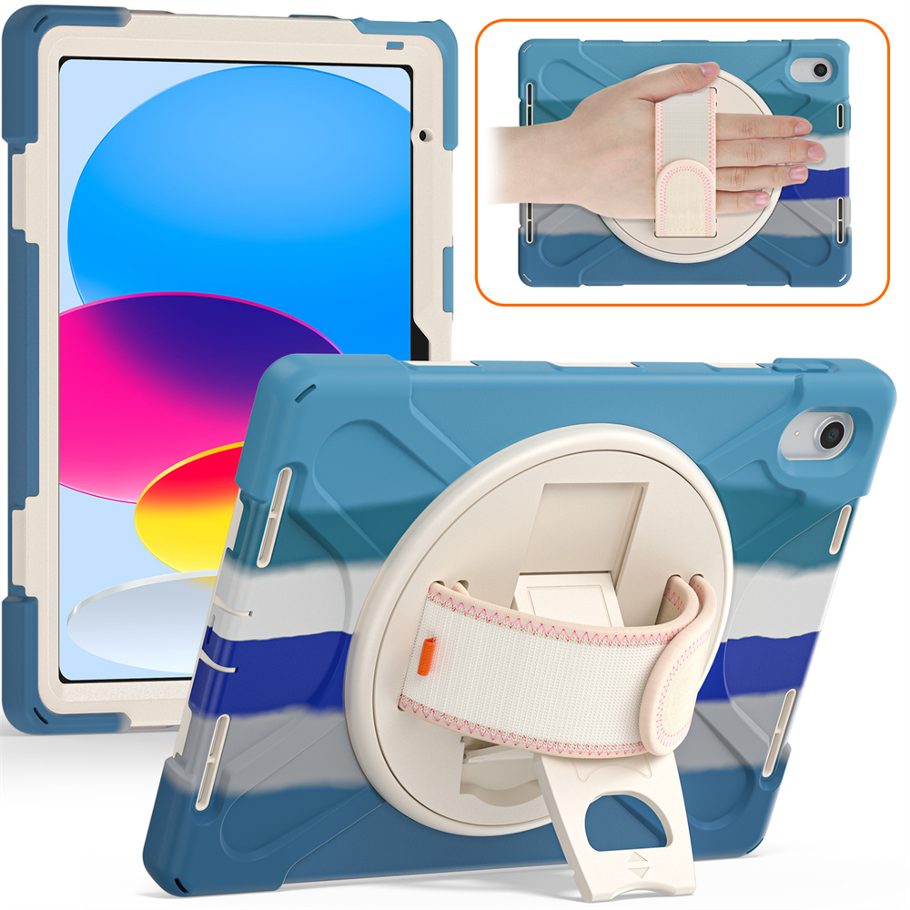 New Designer Luxury 360 Degree Rotation Covers Case For iPad 10th 10.9‘’ 2022 Case With Pencil Holder