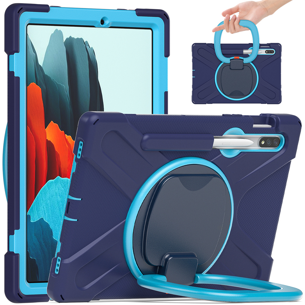 360 degree rotating kickstand tablet cover case for Samsung Galaxy Tab S7 T870 T875 S8 X700 X706 case