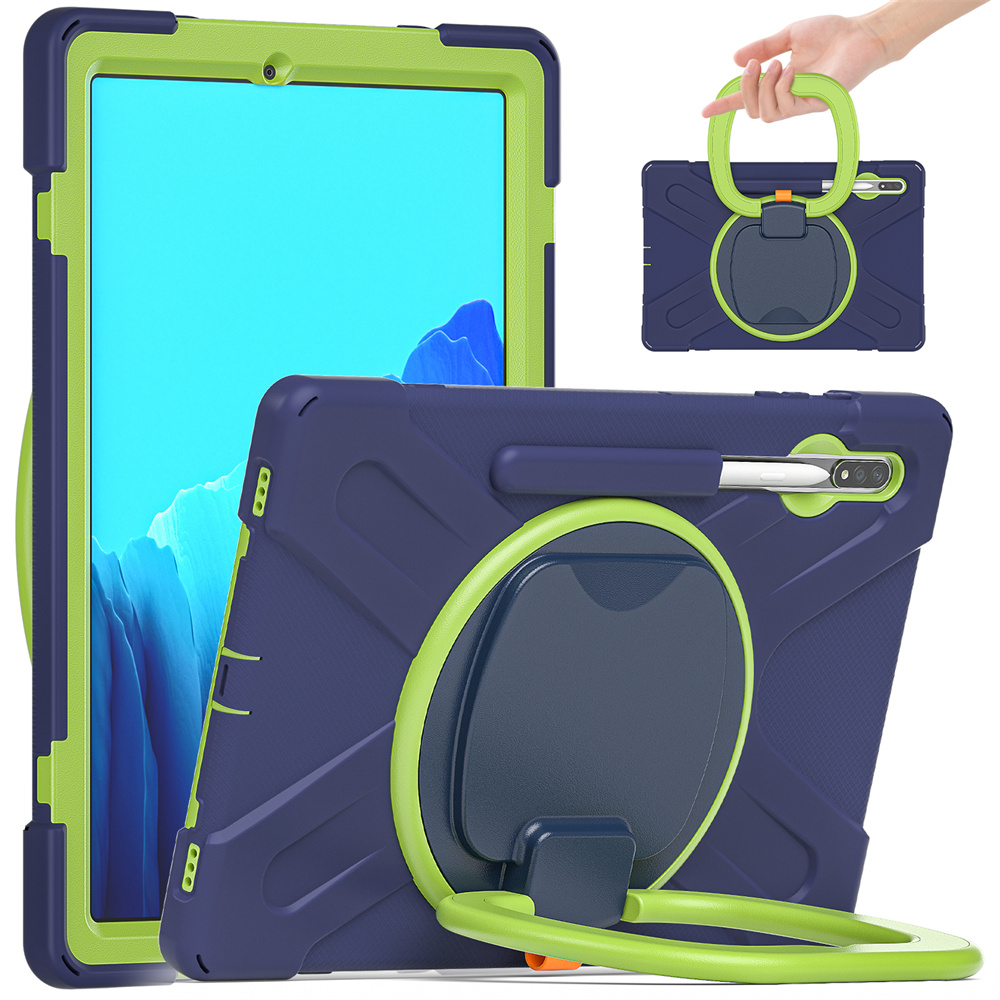 Rugged Shock proof Back Cover Hard Case For Samsung Galaxy Tab S7 Plus 12.4 inch Case Kids Cover