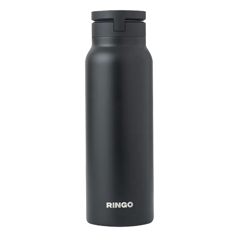 Ringo Water Bottle + Free Magnetic Booster Ring Black / Regular (24oz)